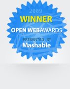 2009 Winner open webawards